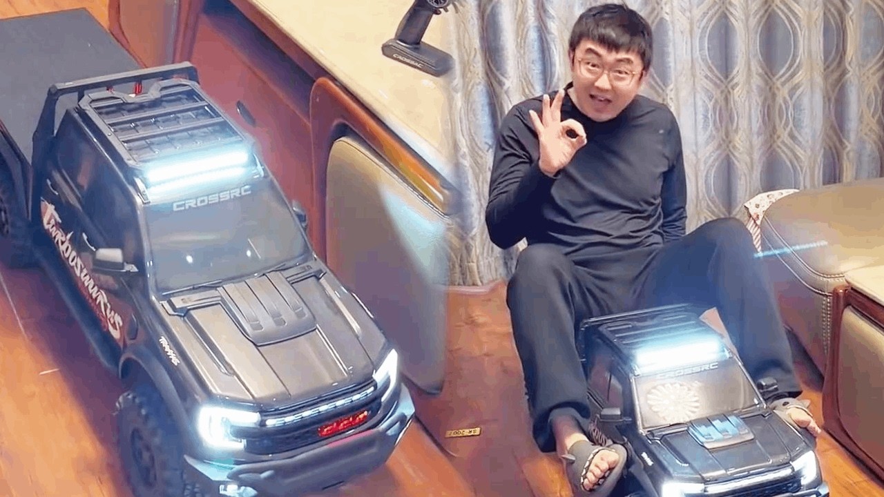 遙控小車滿血復活，媳婦兒說她想遙控，結果讓我一飛沖天！#模型