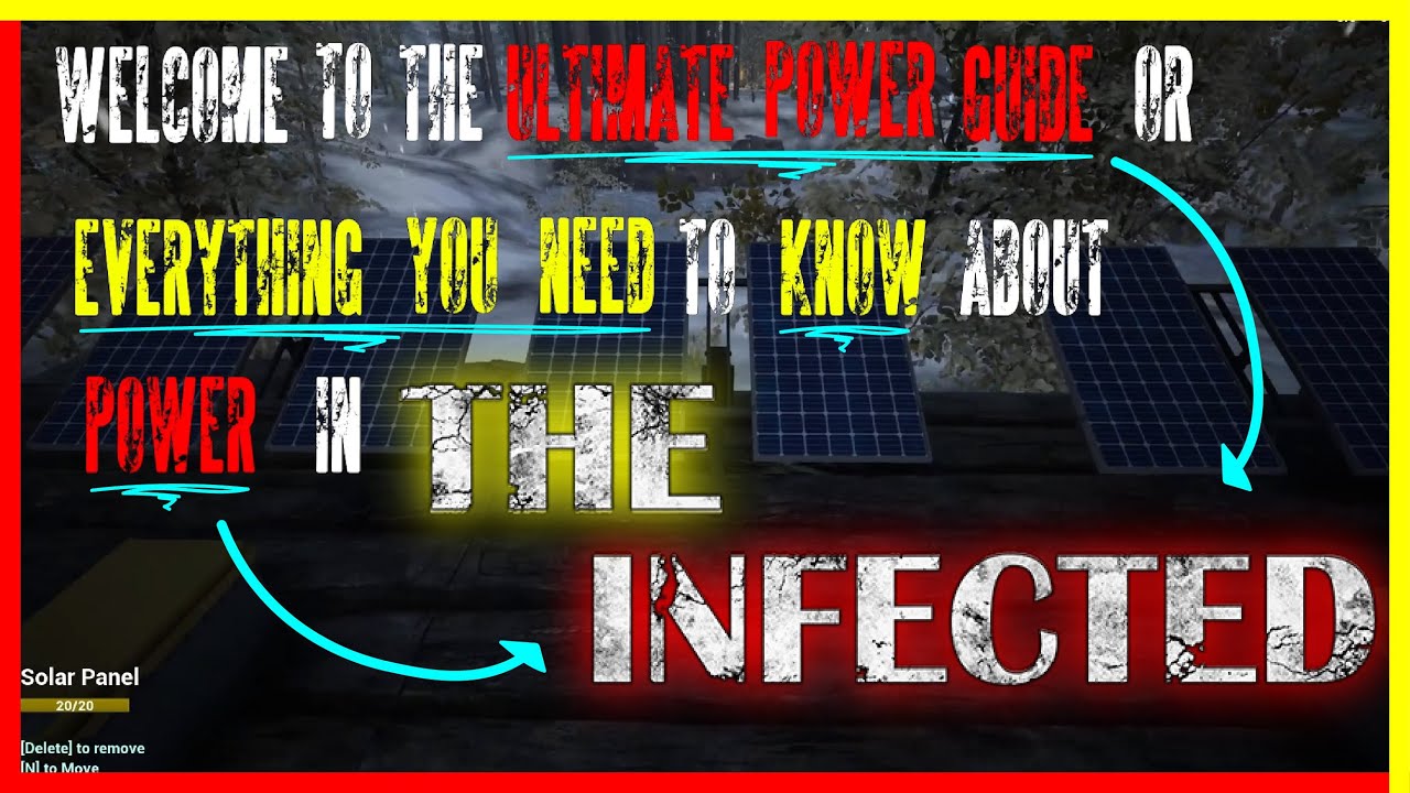 The ULTIMATE POWER GUIDE everything you NEED to KNOW the infected version 13 & 12.3
