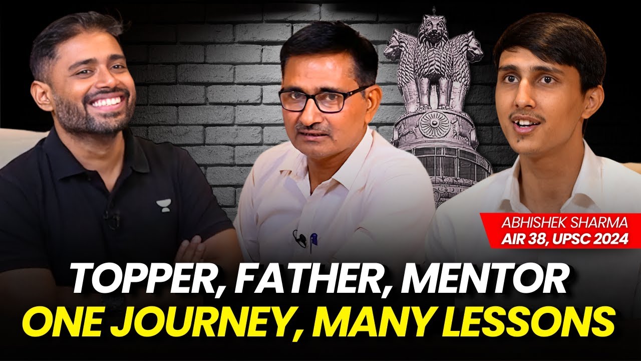 The Best Advice That Will Blow Your Mind | UPSC AIR 38 Abhishek's Interview with Sudarshan Gurjar
