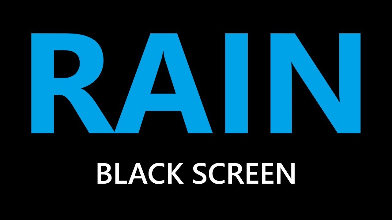 RAIN | BLACK SCREEN | NO ADS
