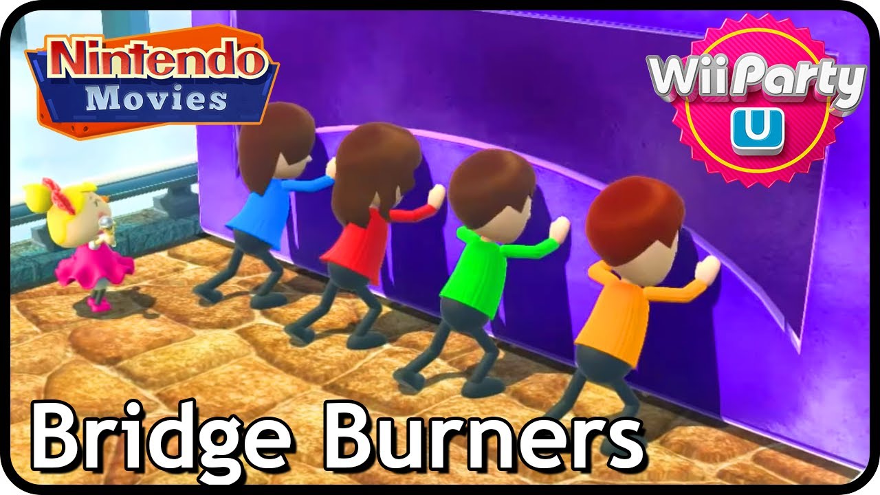 Wii Party U - Bridge Burners (4 Players, Hard)