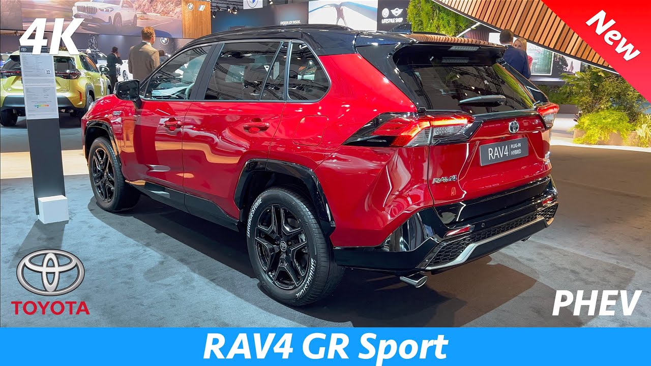 Toyota RAV4 GR Sport 2023 - Подробный обзор в 4K (Экстерьер - Интерьер) 306 л.с., PHEV, Цена