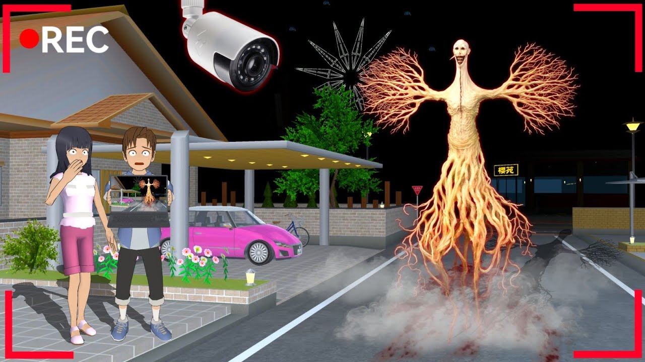 Yuta Mio Panik ‼️ CCTV Merekam MONSTER BONSAI Di Depan Rumah 😱 | Sakura School Simulator