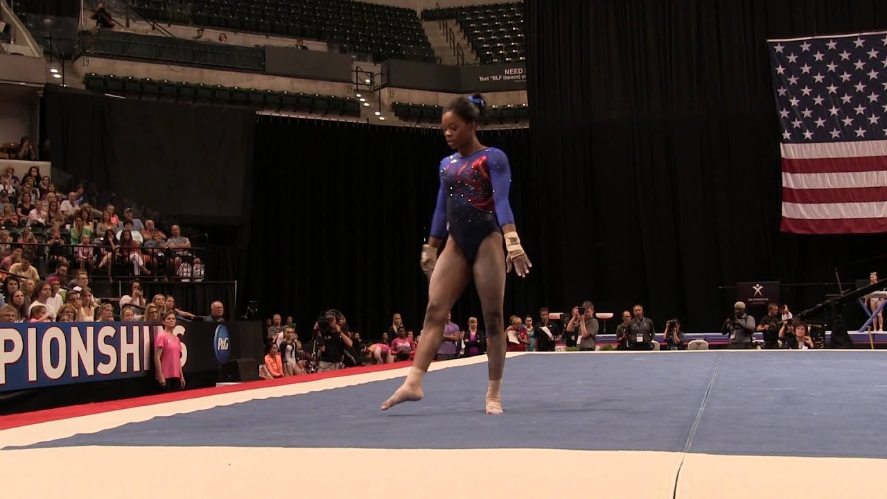 Gabrielle Douglas – Floor Exercise – 2015 P&G Championships – Sr. Women Day 1