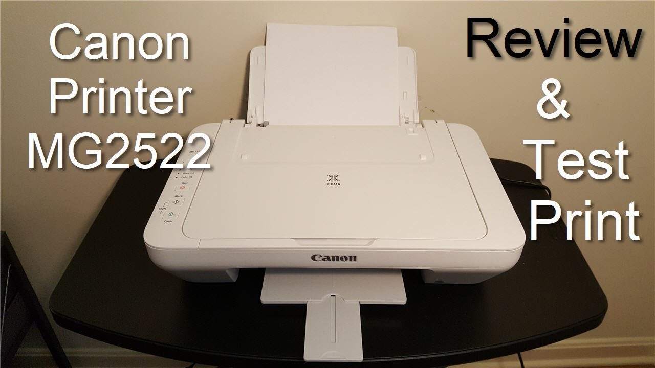 Canon PIXMA MG2522 Printer Review & Print Test - 2020 - (Not a Unboxing Video)!