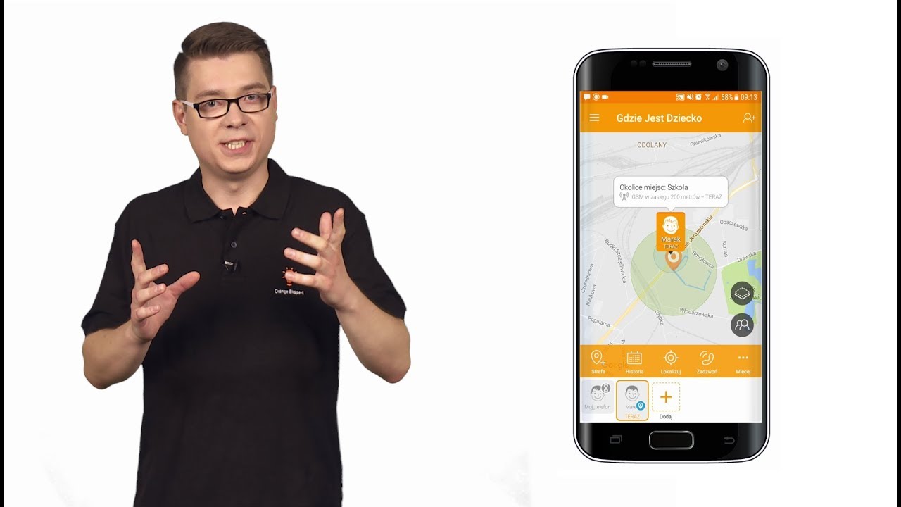 ORANGE EKSPERT - Jak działa usługa Gdzie Jest Dziecko w wersji Standard?