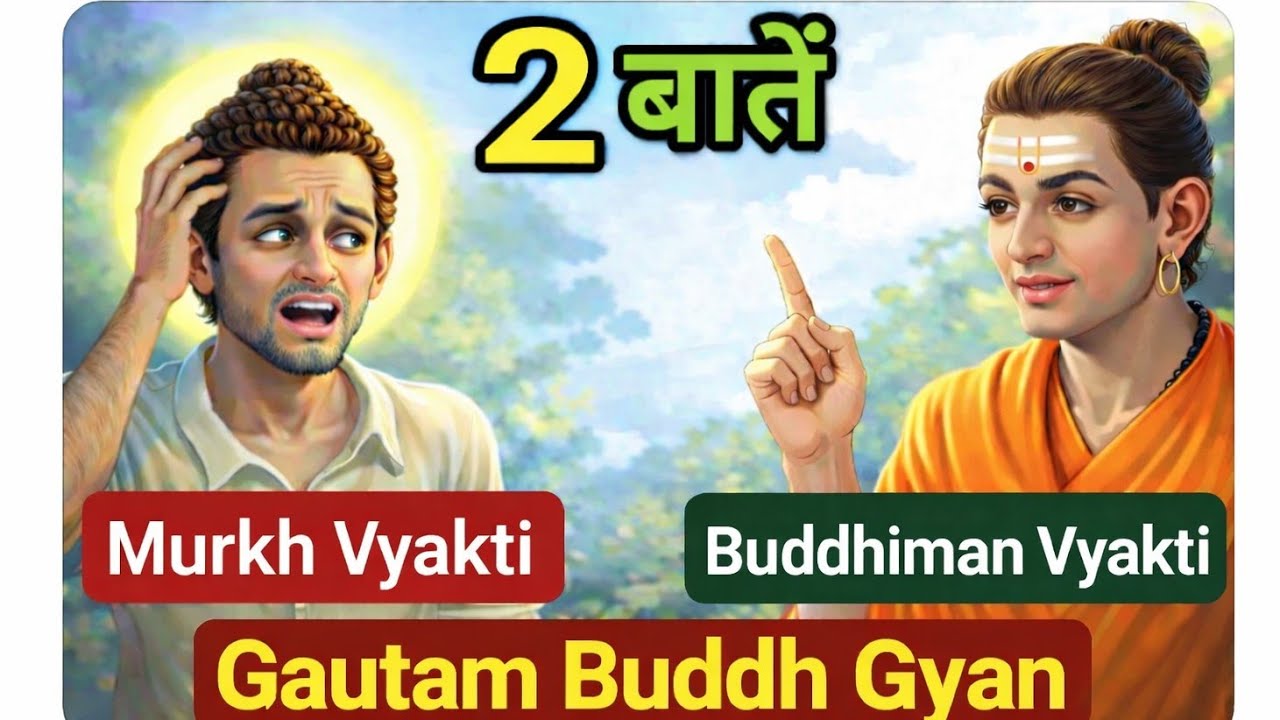 मूर्ख vs बुद्धिमान व्यक्ति | Hard Work vs Smart Work | कौन जल्दी अमीर बनता है? |  buddha motivation