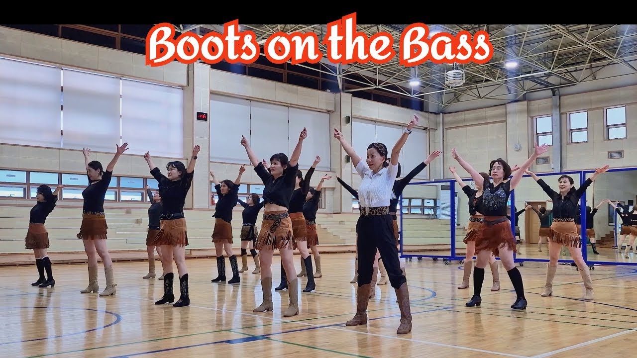 Boots on the Bass Line Dance l 부츠 온 더 베스 라인댄스 l Improver l C4라인댄스 l 일산 라인댄스 l 임세희 라인댄스