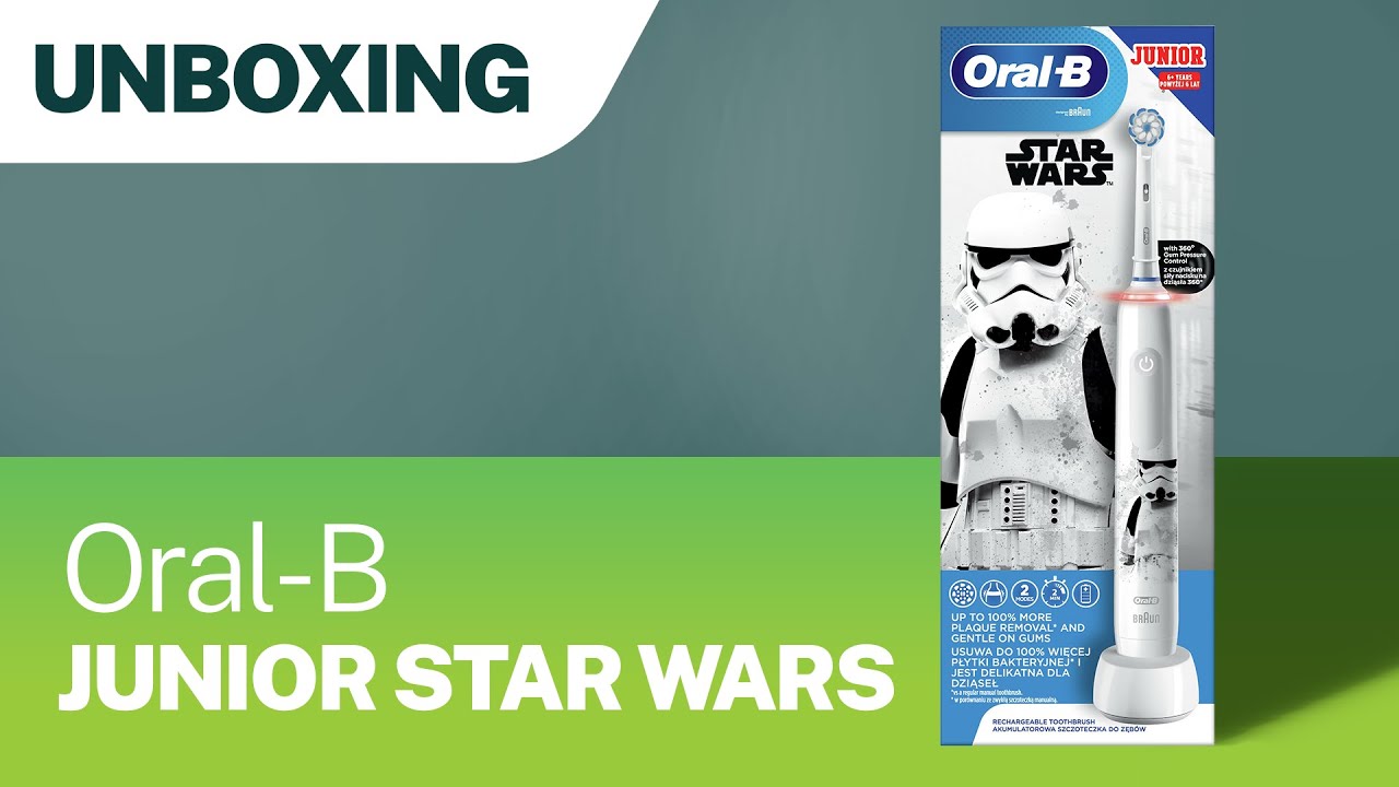 Unboxing Szczoteczki elektrycznej ORAL-B Junior Star Wars 📦