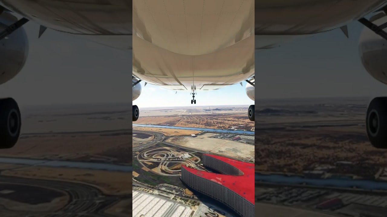 Super Landing by Ethihad Airways Boeing 777
