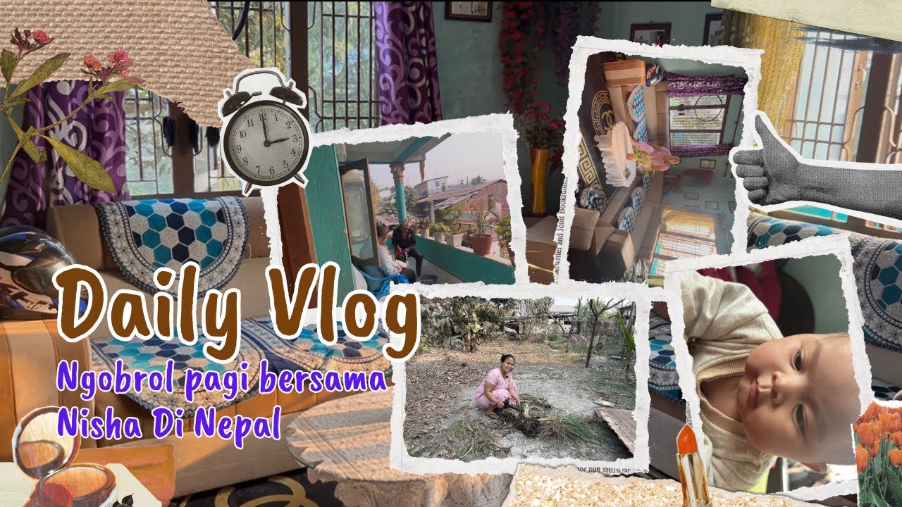 Di Nepal tidak di perbolehkan Poligami 😳|| Ngobrol pagi bersama Nisha☺️#adayinmylife #minivlog 