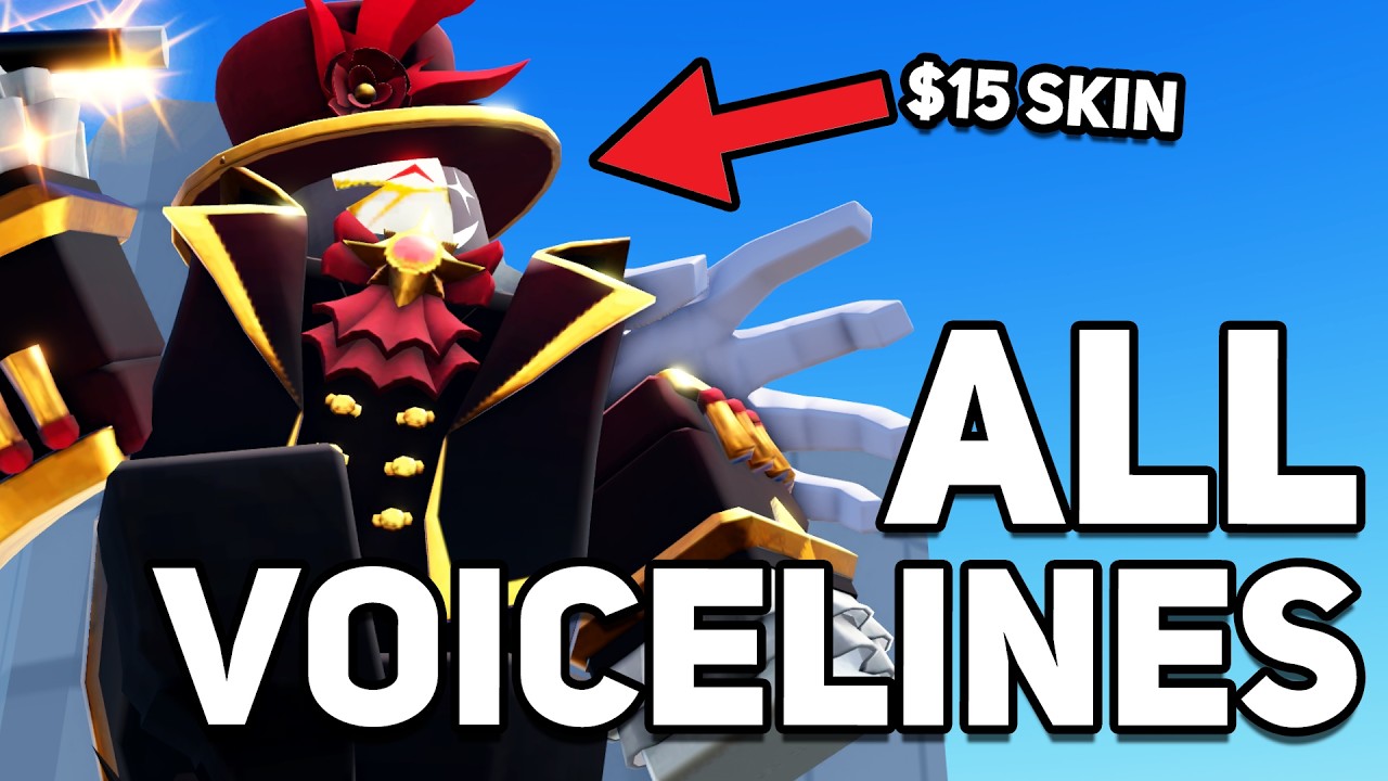 Every Narrator Crook Boss Skin Voice Lines | TDS