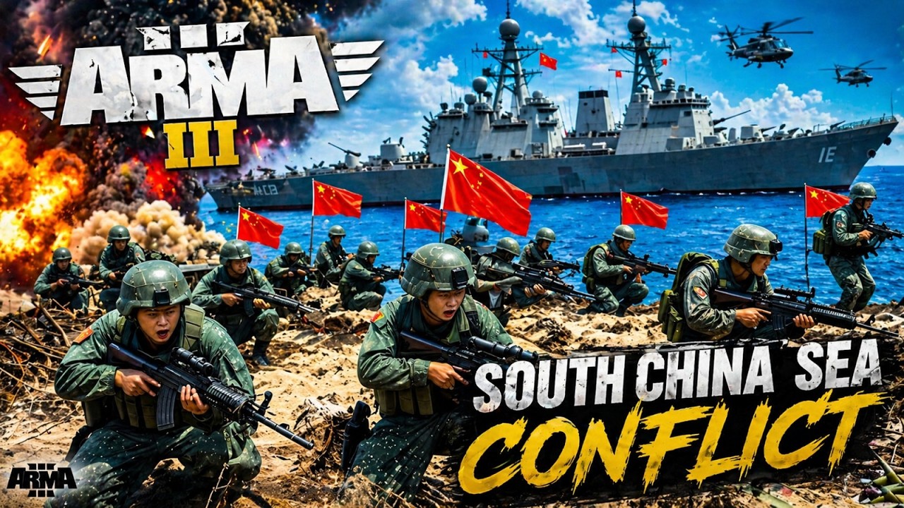 ARMA 3: Последние дни войны Китай-Тайвань | Китайская инвазия Тайваня | КНА против РОКА Часть 2