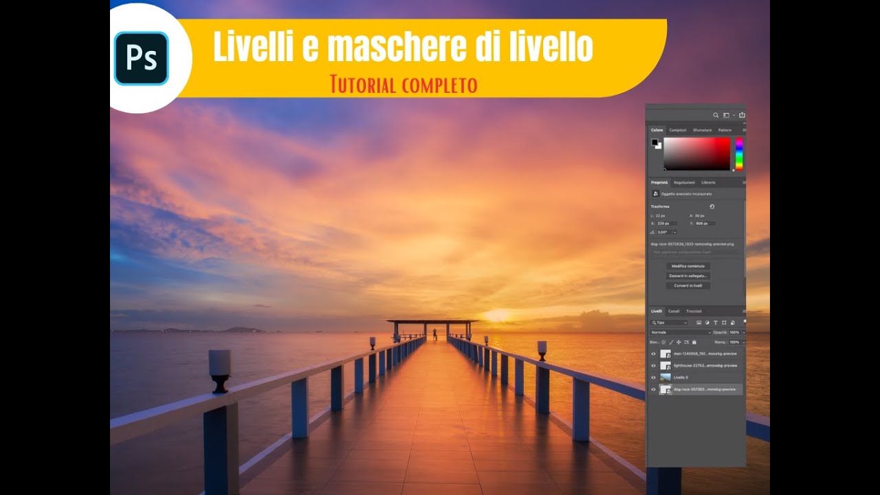 Domina i livelli di regolazione e le maschere di livello in Photoshop