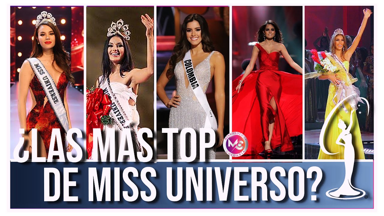 BEST MISS UNIVERSE ALL TIME (las más hermosas coronadas)