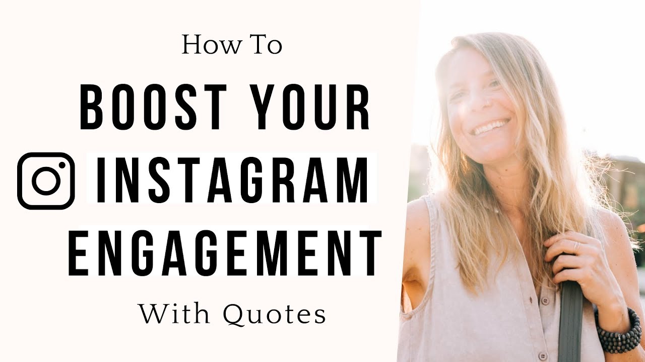 HOW TO BOOST INSTAGRAM ENGAGEMENT WITH QUOTES (How to use quotes to boost engagement on Instagram)