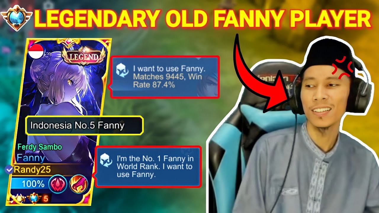 YouTuber LEGEND Fanny Ini KAGET MELIHAT KECEPATAN Tangan Fanny Randy25!! | Mobile Legends