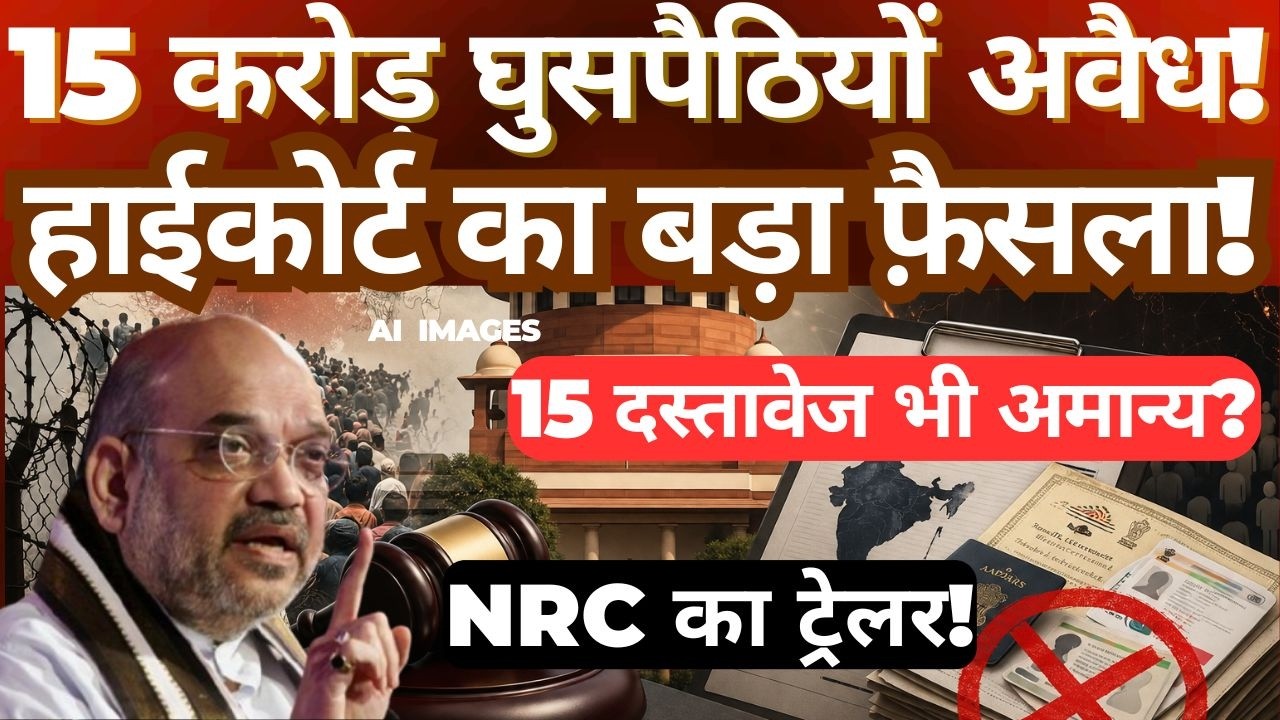 150 Million Illegal Immigrants? High Court's Big Decision | Are 15 Documents Invalid? NRC Explained