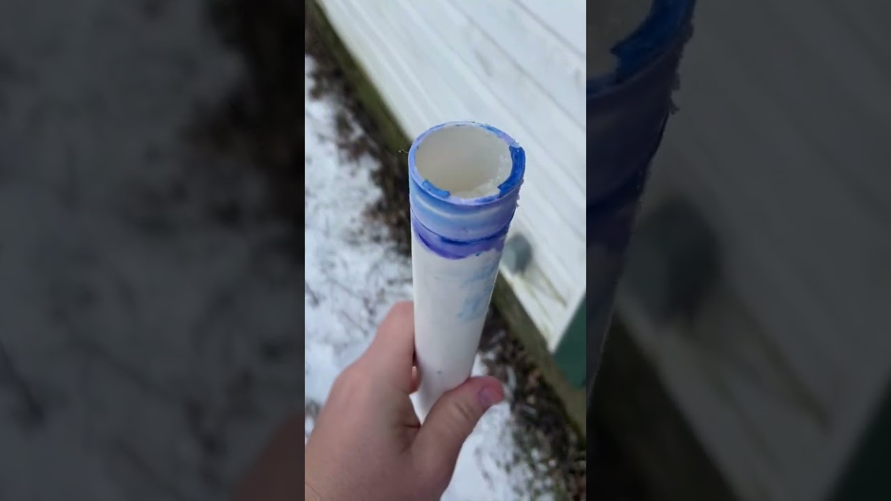 PVC vs Poly freeze test