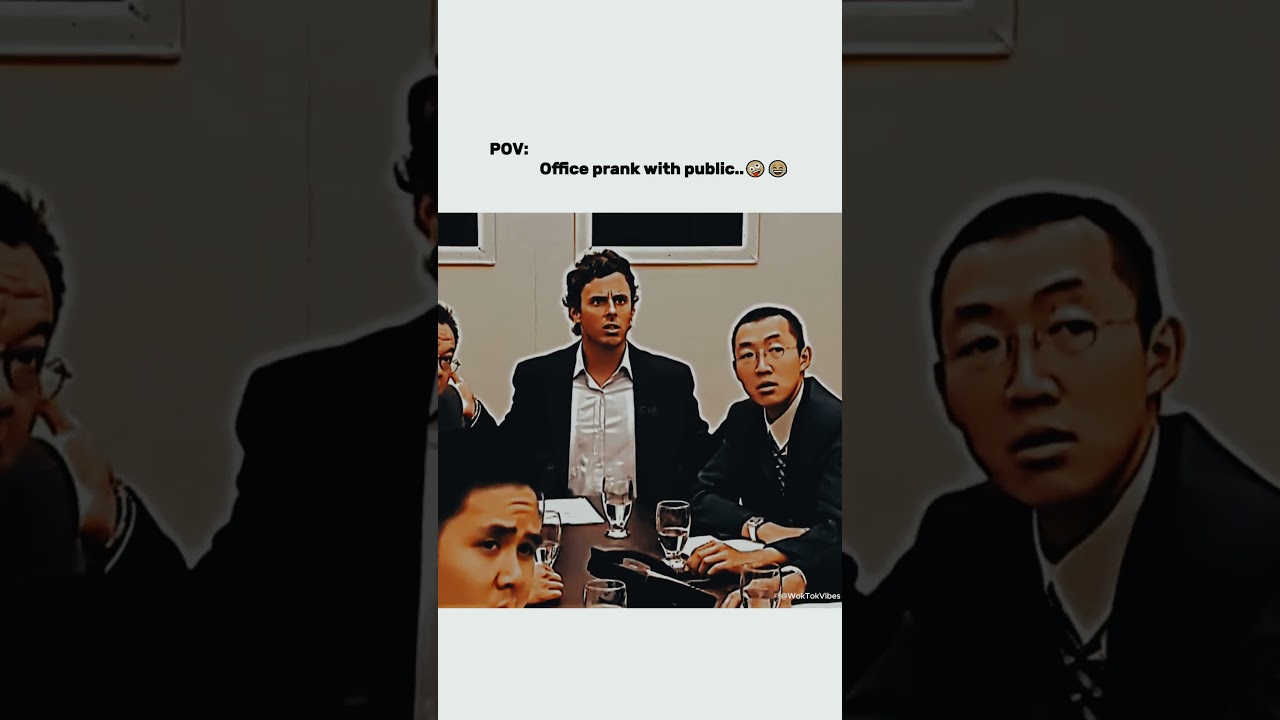 Office prank with public🤪😂#funny #lol #viral #new #prank #comedy #shorts #reels