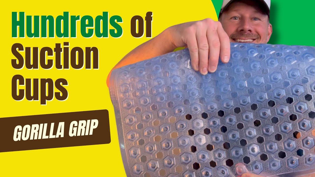 Dad & kid-tested! The Best Shower Mat for Bath Tubs - Gorilla Grip review