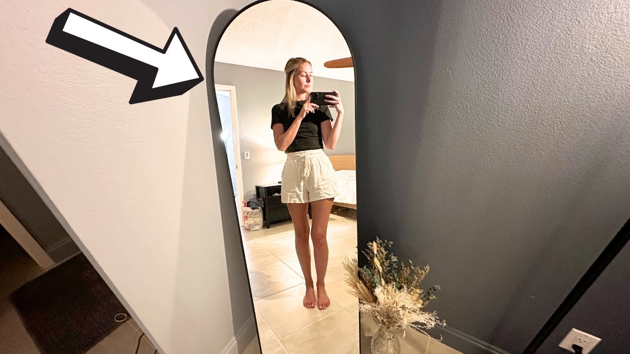 Beverdy FULL LENGTH Mirror Review: 18x58" Arched Floor Mirror with Stand
