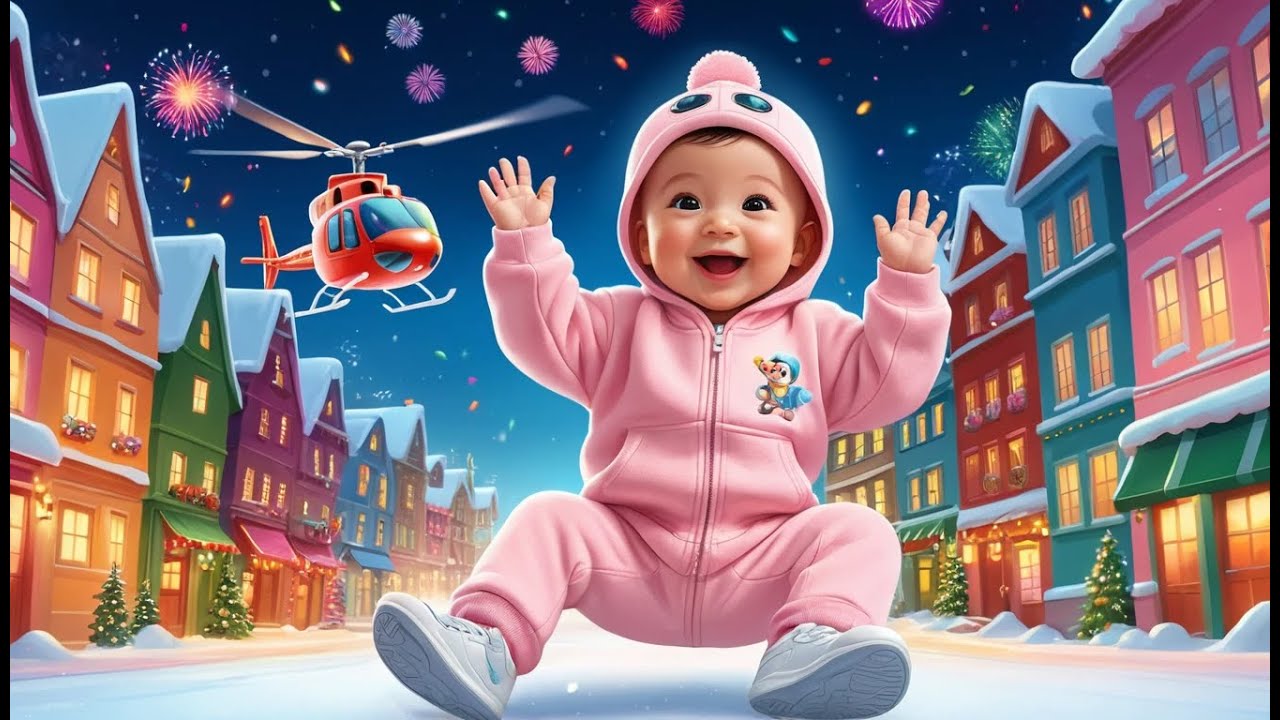 Helicopter New Year Rescue Flight | Fun Action & Learning Video for Toddlers