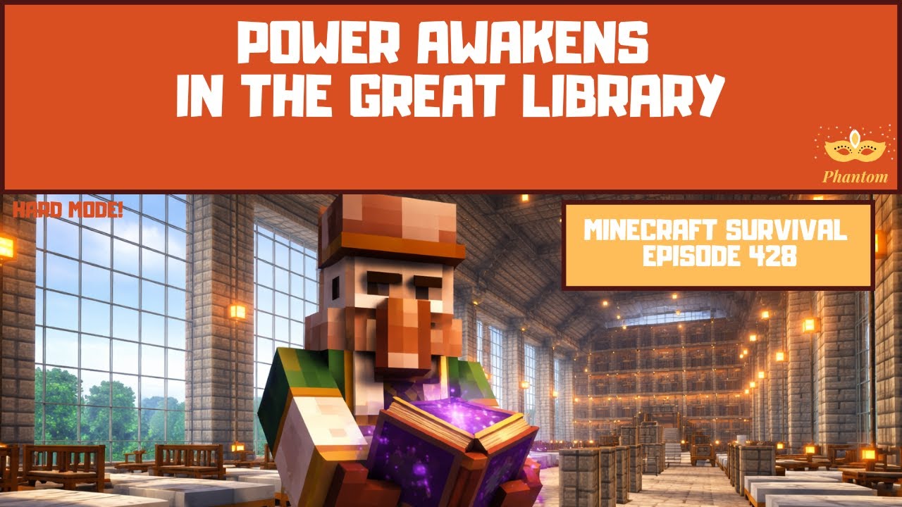 Power Awakens in the Great Library - Let's Play Minecraft S01E428