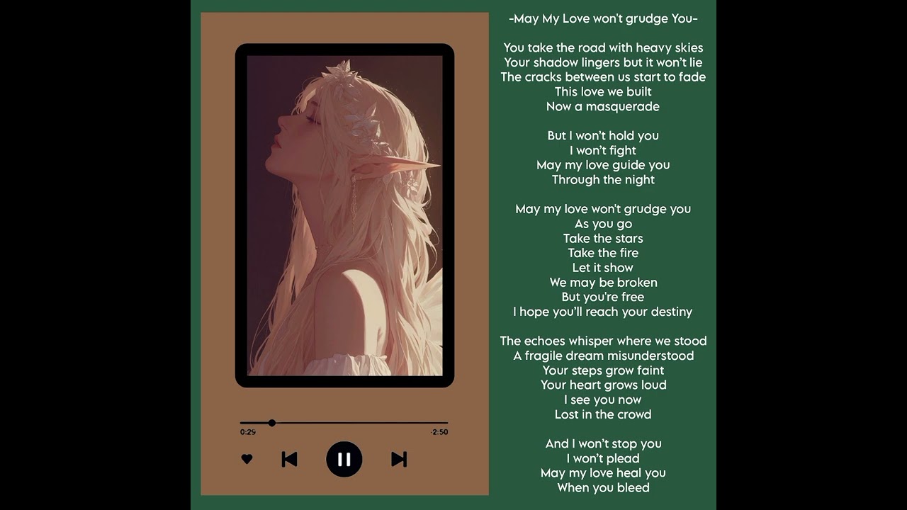UglyRampage- May My Love won't Grudge You [Suno Ai song]