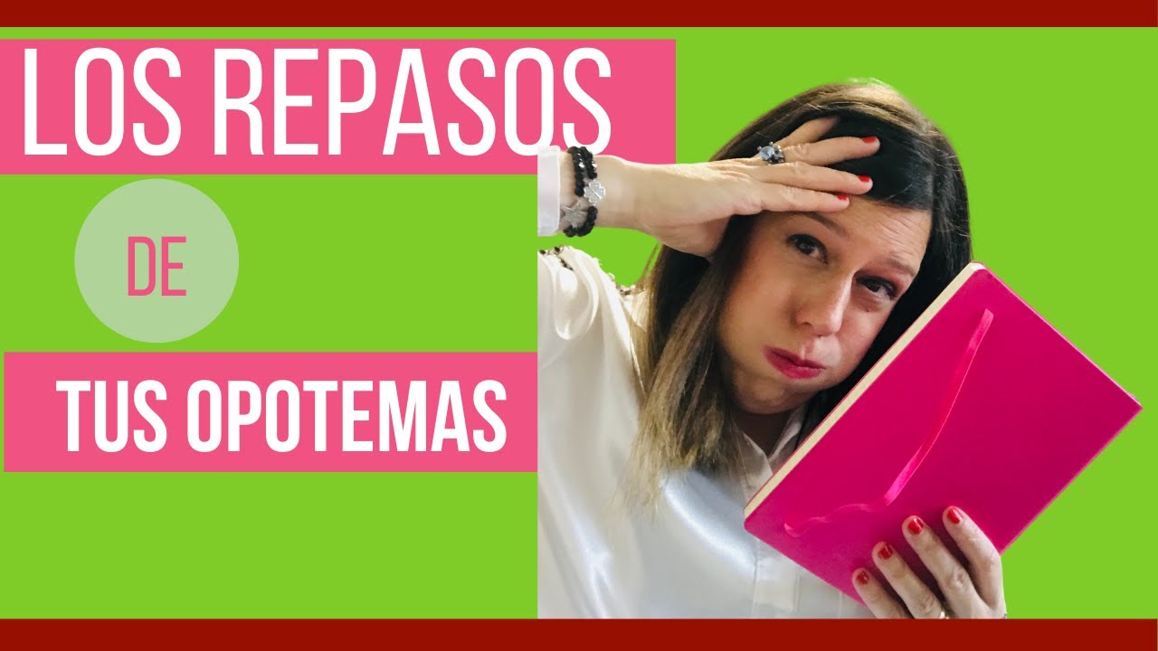 🔴 CÓMO HACER los REPASOS de tus OPOTEMAS  🔴 Trucos y técnicas 🎯