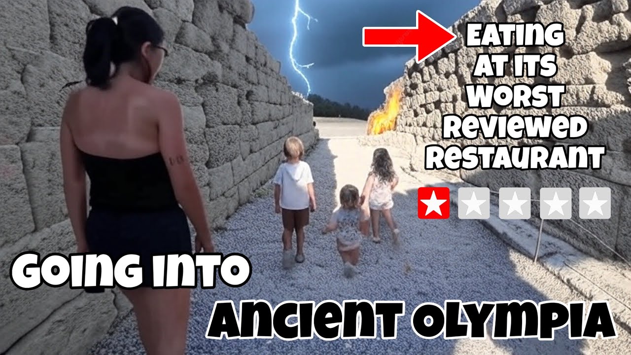 Visiting Ancient Olympia & Eating at its Worst Reviewed Restaurant on Google!