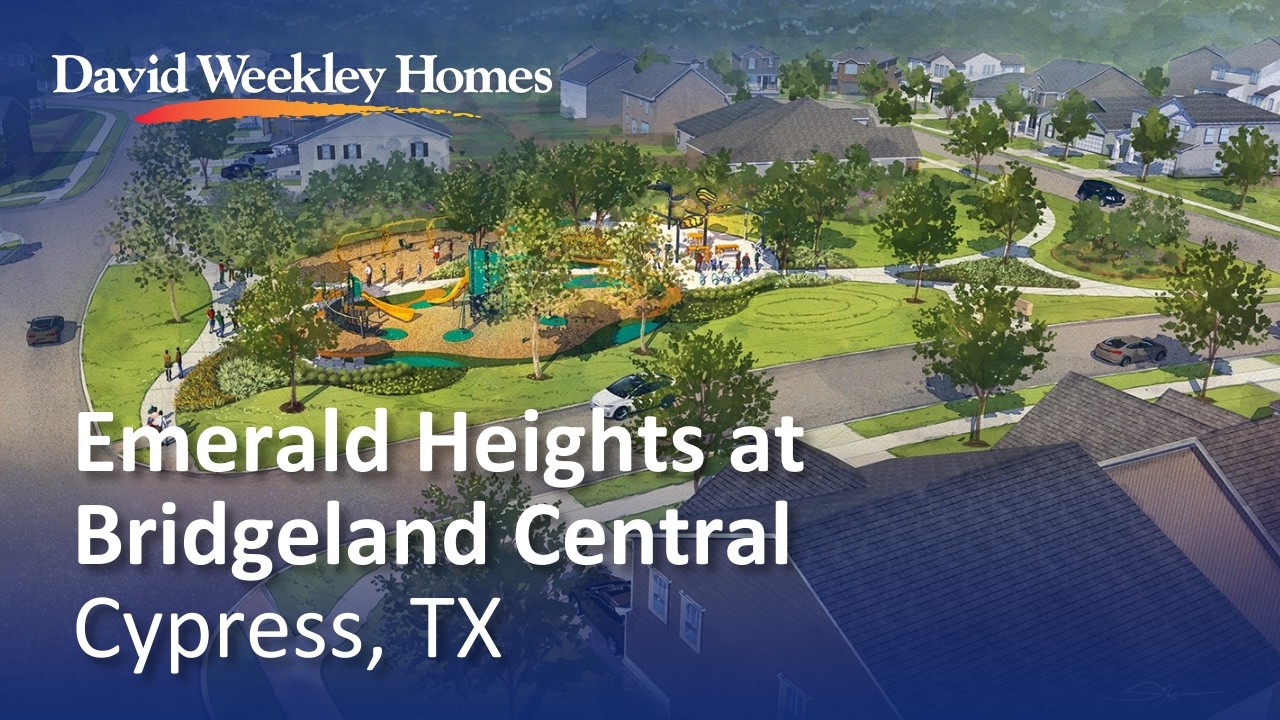 Emerald Heights at Bridgeland Central | New Homes in Bridgeland | David Weekley Homes