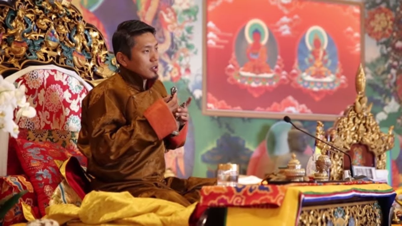 His Holiness Kyabje Trijang Choktrul Rinpoche visiting Albagnano in 2016