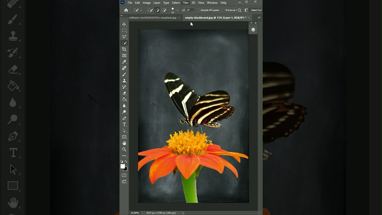 Easy chalk effect in photoshop - Photoshop tutorial