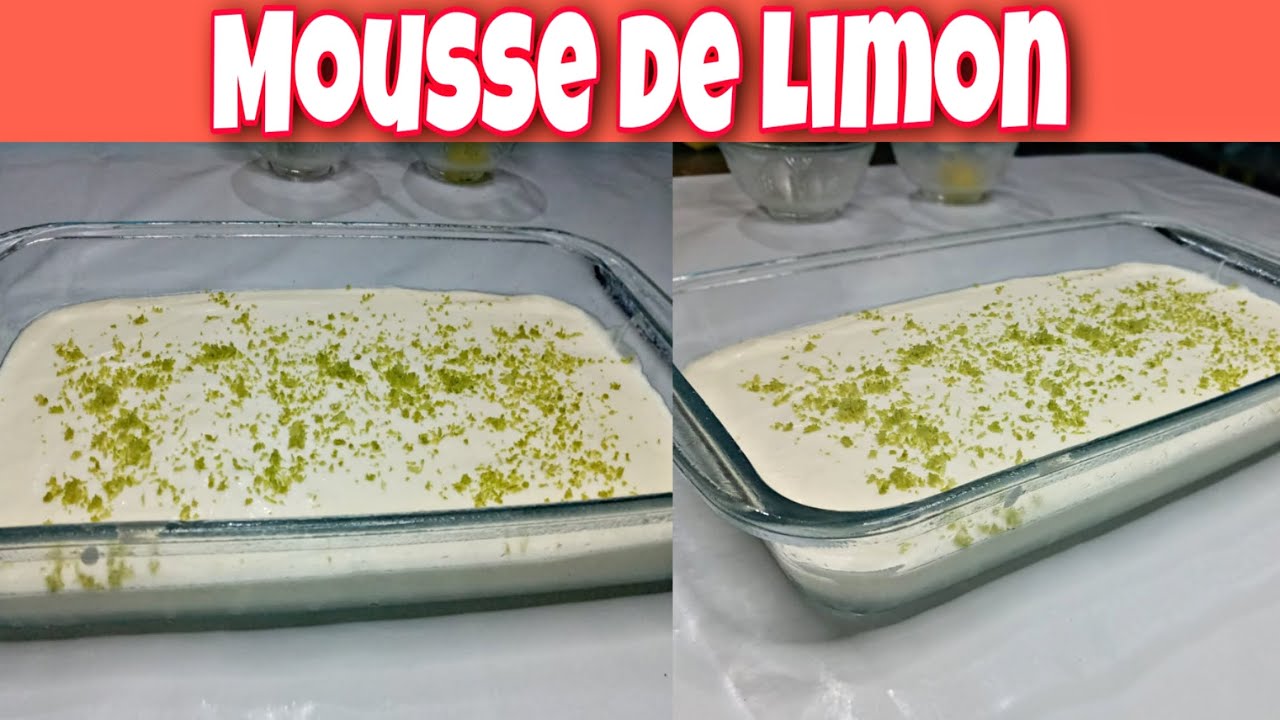 MOUSSE DE LIMON / CON TAN SOLO 3 INGREDIENTES
