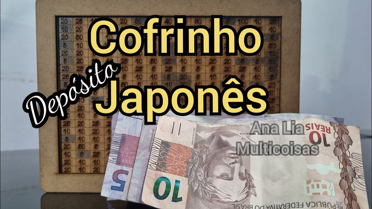 Depósito no cofrinho #métodojaponês