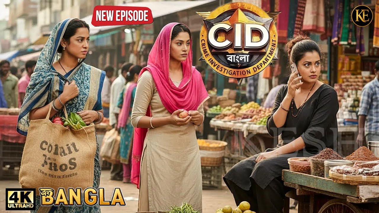বাজারে ছদ্মবেশে শ্রেয়া, পূর্বী ও তারিকা খুনির ওপর নজর রাখল || CID BANGLA || NEW EPISODE 2026