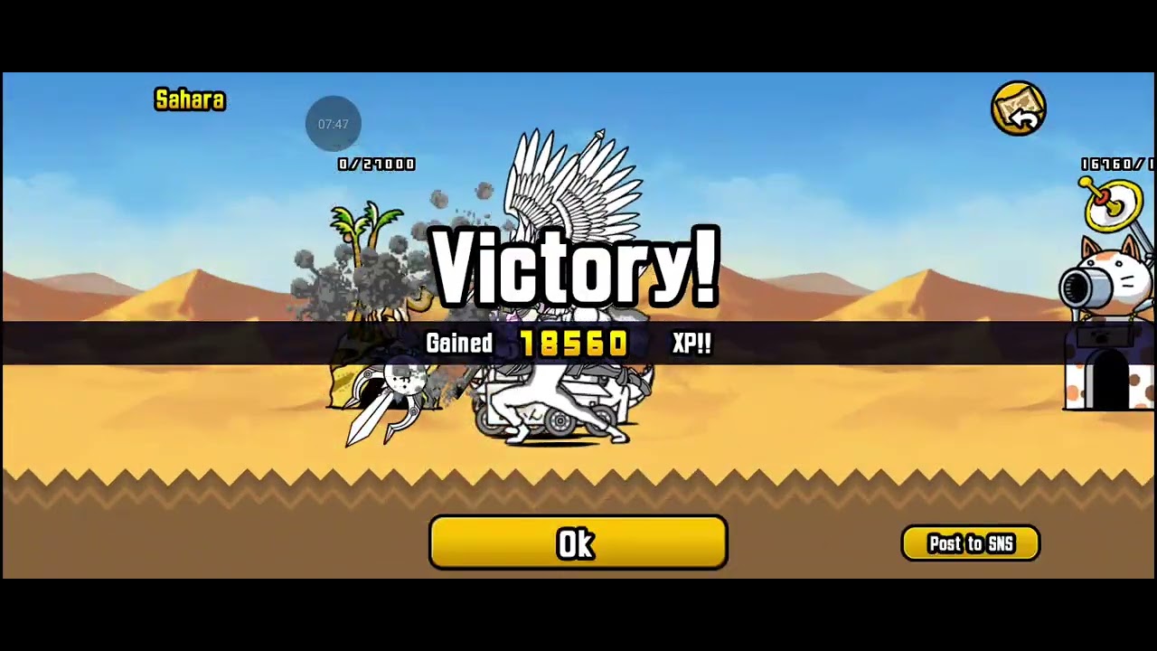 I beat Egypt ch.p3 the battle cats