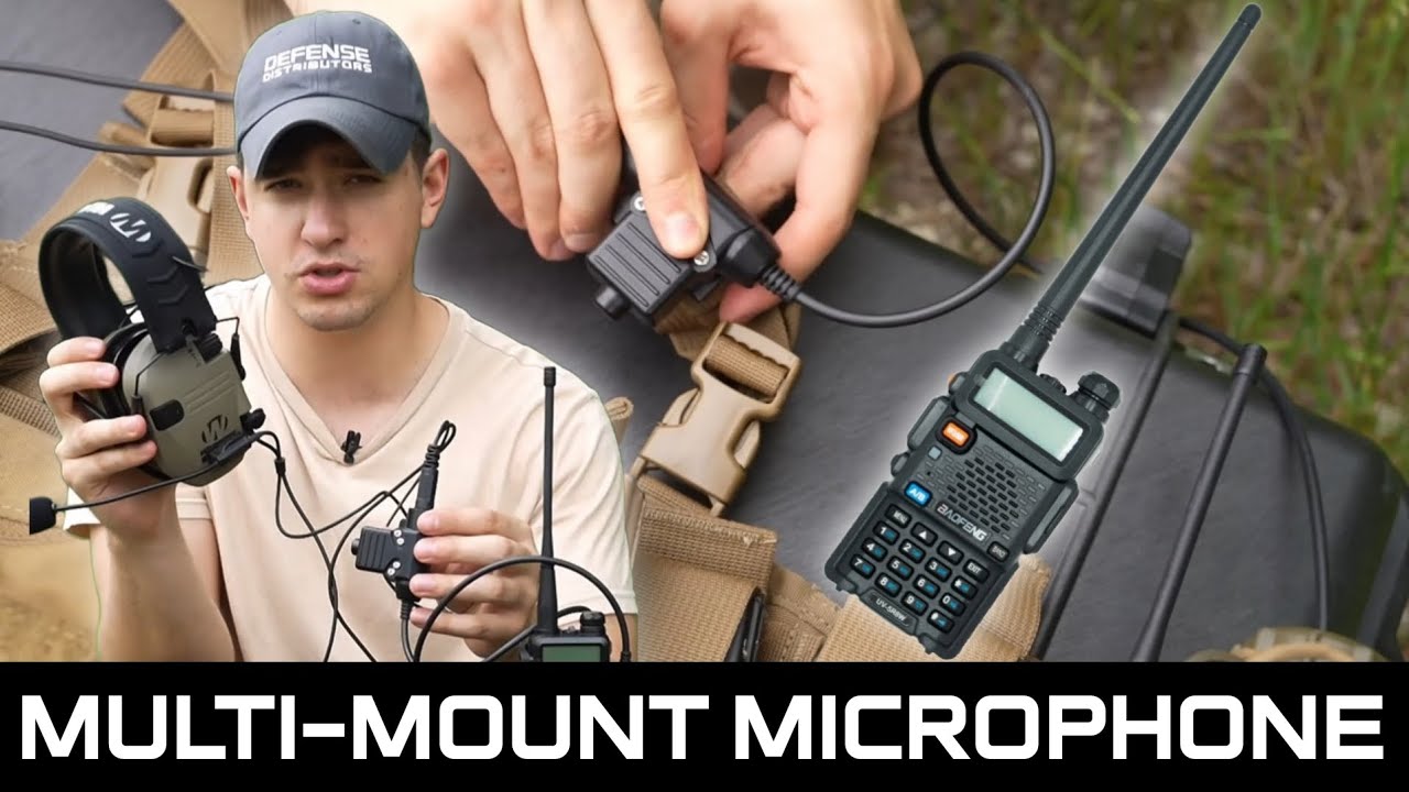 Defense Distributors | Multimount Mic | How to run Comms