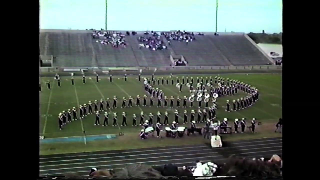 Austin: Crockett High School Band 1987 - UIL 5A State Marching Contest Prelims