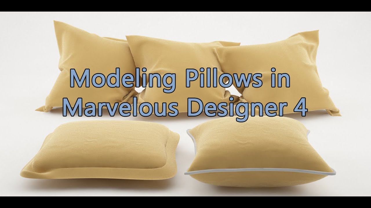 Modeling a Pillow in Marvelous Designer