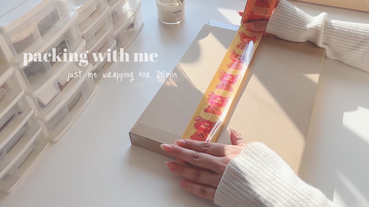 [ 作業動画 ] グッズ開封と郵便物梱包📦 | packing | vlog | メルカリ梱包