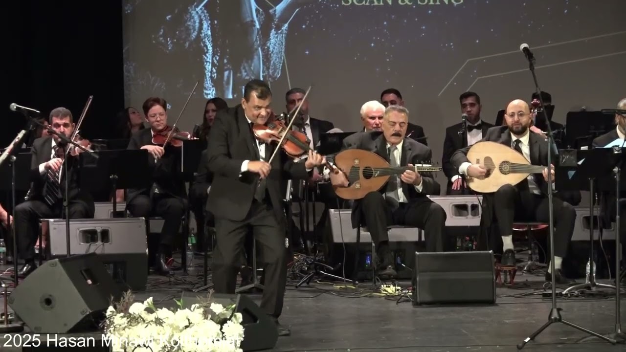 LAAO Oct 19 Concert 2025  Hasan Minawi Kolthomiatحفل اوركسترا عرب لوس انجلوس وكلثوميات . حسن ميناوي