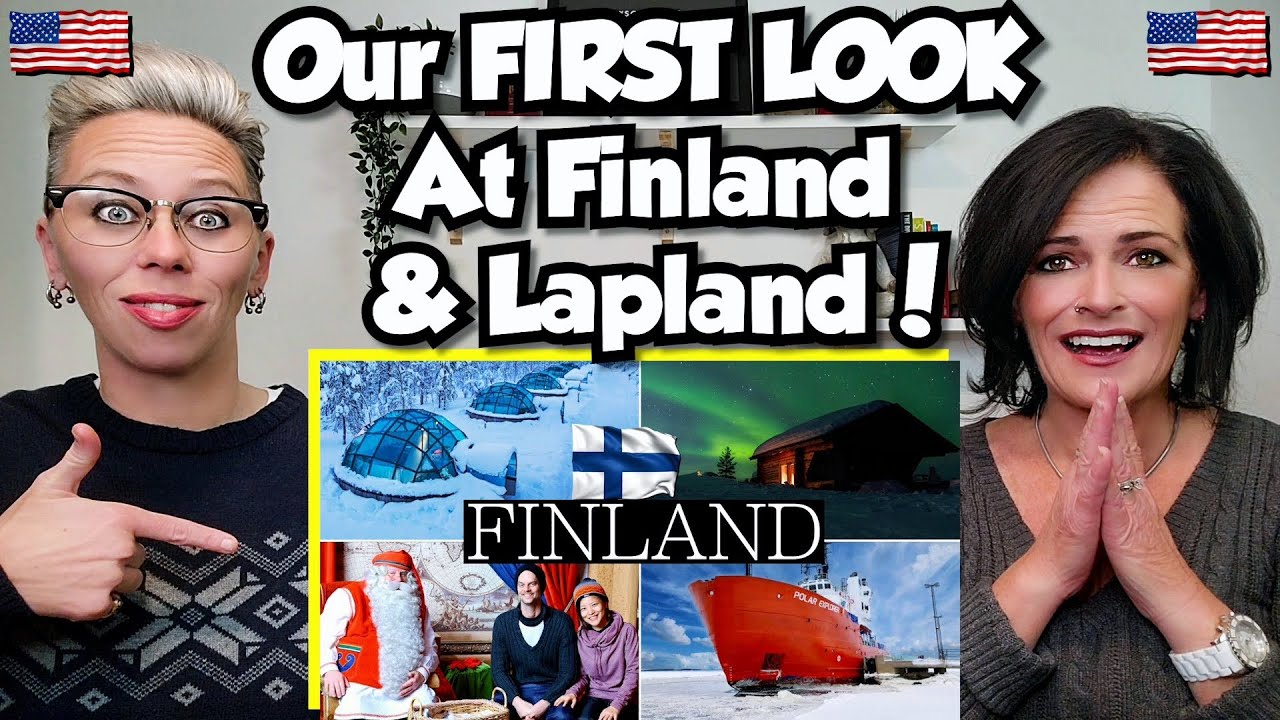 American Couple Reacts: FINLAND FIRST REACTION! Lapland Christmas, Glass Igloo, Northern Lights!