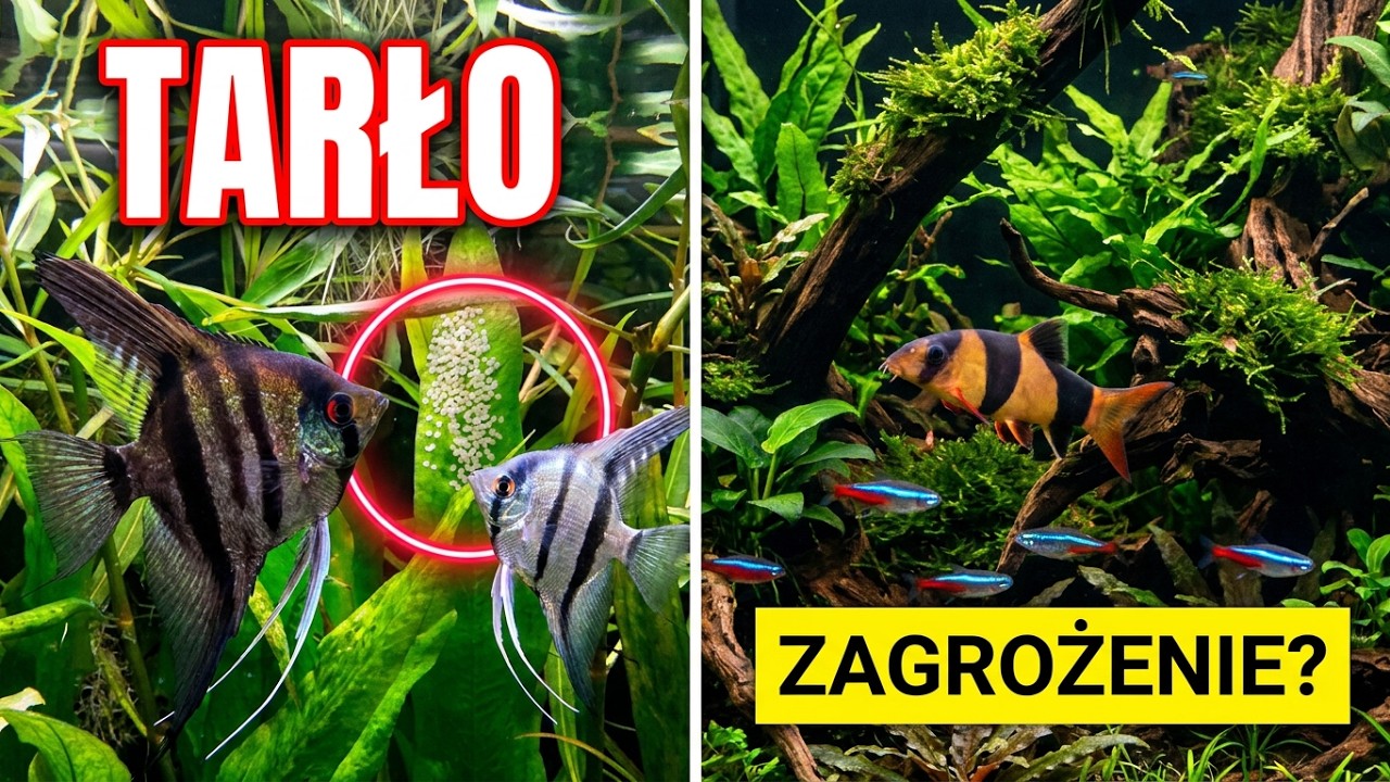Tarło Skalarów,nowe rośliny