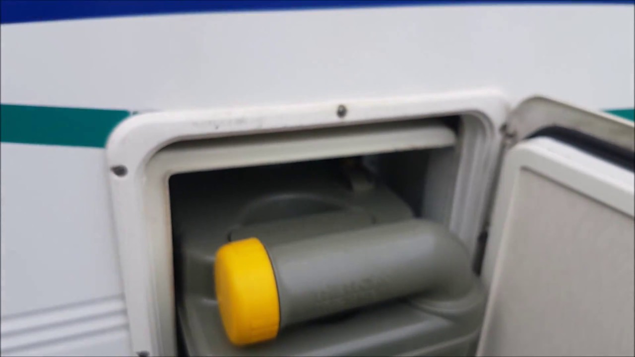 MOTORHOME TOILET EMPTYING AND CLEANING