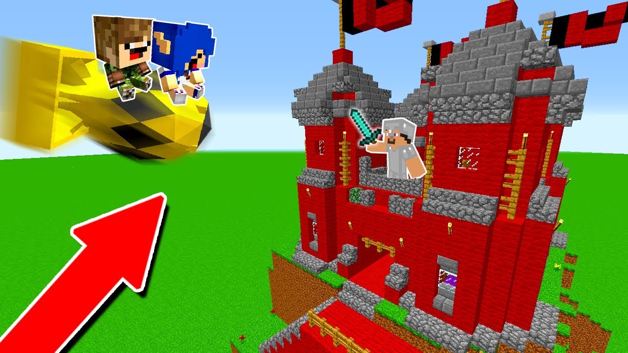 É IMPOSSIVEL DESTRUIR ESSE CASTELO (MINECRAFT)
