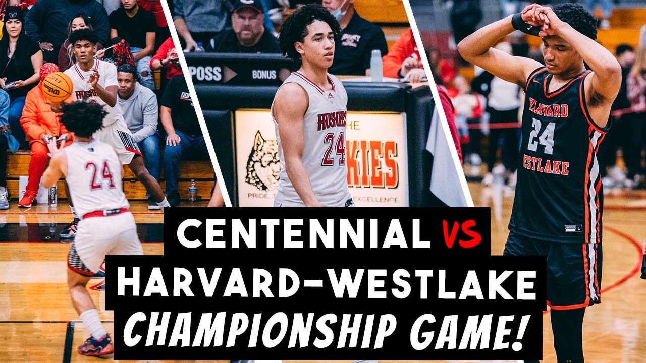 Jared McCain And Centennial Dominate Harvard-Westlake At CIF Open Division Championship Game!!!