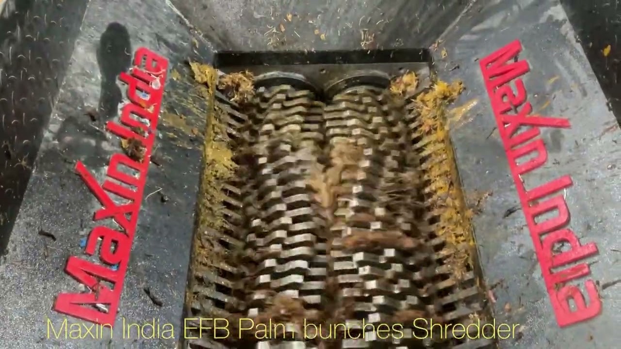 EFB Palm Bunches Crusher, Oil Palm bunches Shredder, #EFBPalmbunchesShredder, #PalmBunchesShredder