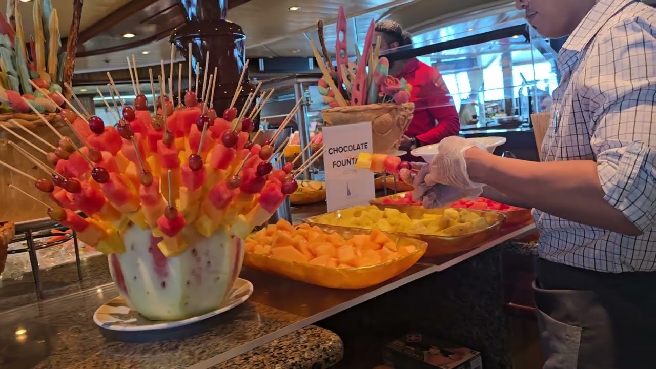 Brilliance of the Seas Windjammer Buffet Lunch at Sea